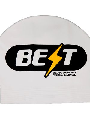 Custom 'BEST' Logo Latex Swim Cap