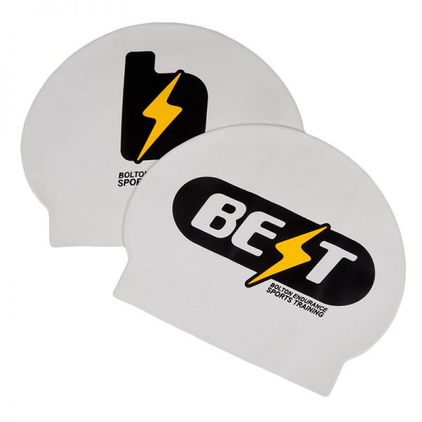 Custom 'B' Logo Latex Swim Cap