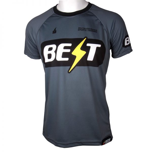 Grey Performance Running Tee