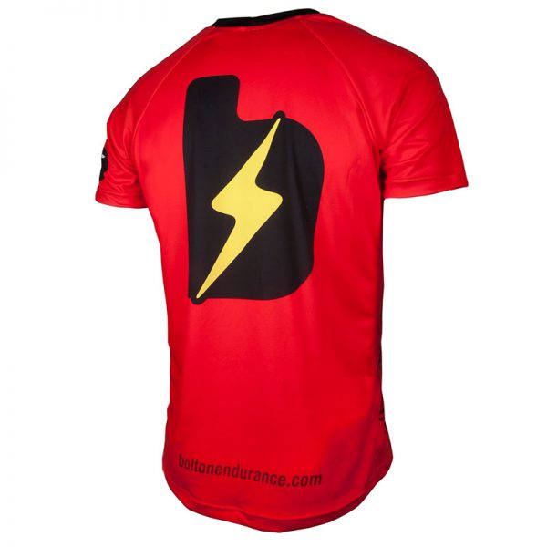 Red Performance Running Tee - Image 2