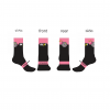 Pink Bomb 6” Compression Tech Crew Socks