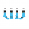 Powder Blue Bomb 6” Compression Tech Crew Socks